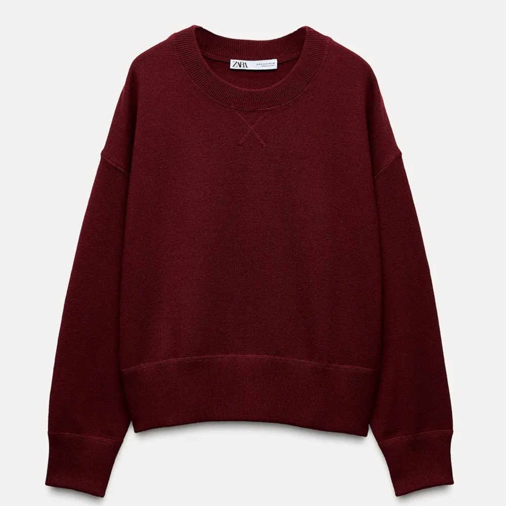 Zara Plain Knit Sweater